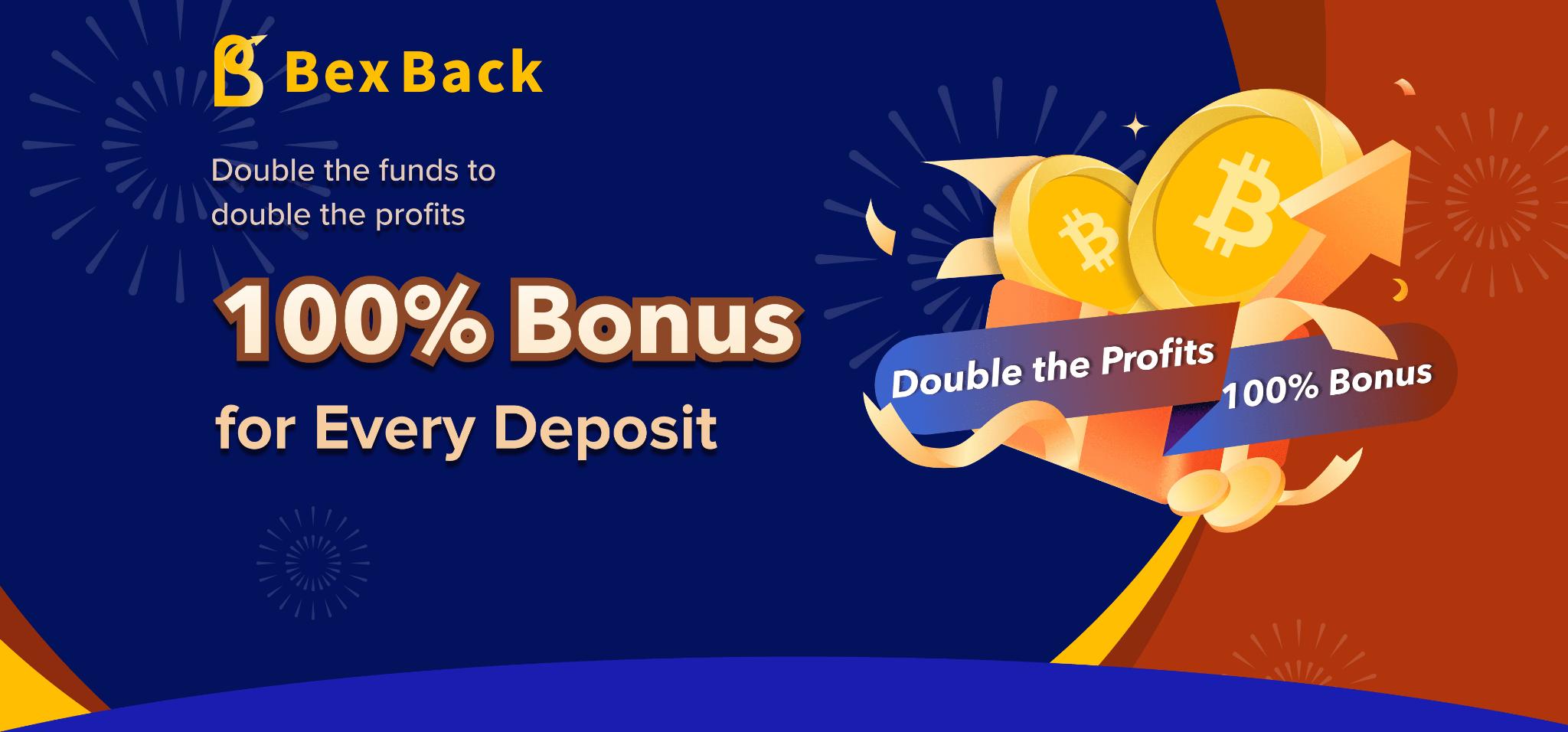 BexBack - deposit bonus